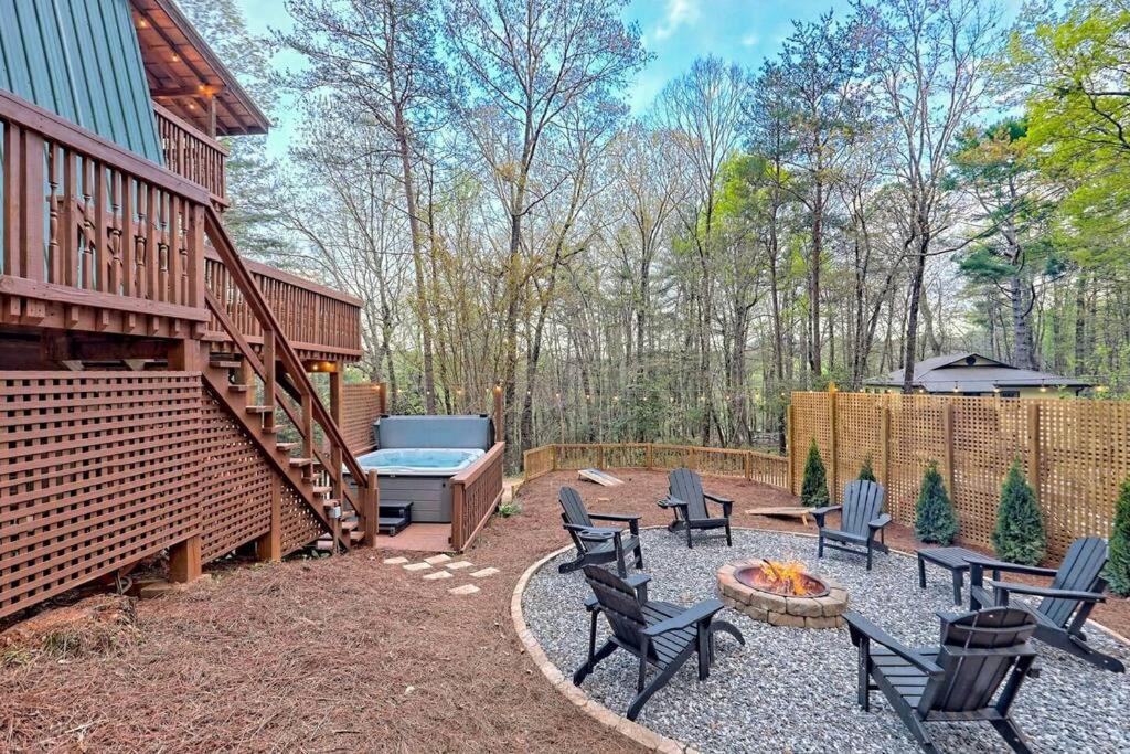 Near Downtown Helen - Hottub, Sauna, Game Room, Fire Pit Екстериор снимка
